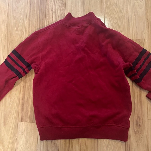 Gap red zipper sweatshirt size 8 kids. - Picture 3 of 5